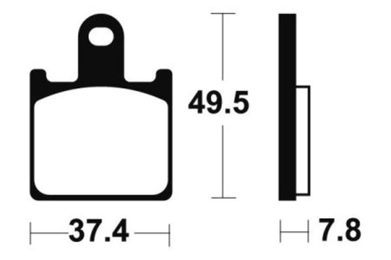 Brzdové destičky - Dual carbon Kawasaki GTR 1400 2008 - 2014