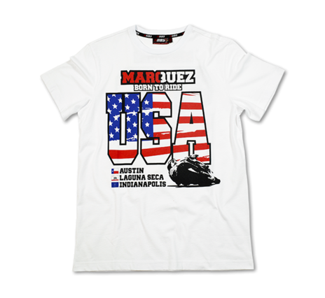 Pánské tričko Marc Marquez - bílé