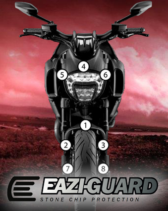 Ochrana kapotáže Ducati Diavel 2013 - 2015