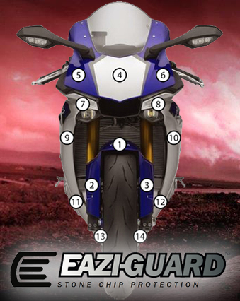 Ochrana kapotáže Yamaha YZF-R1 2015