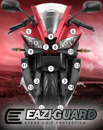 Ochrana kapotáže Yamaha YZF-R125 2014 - 2016