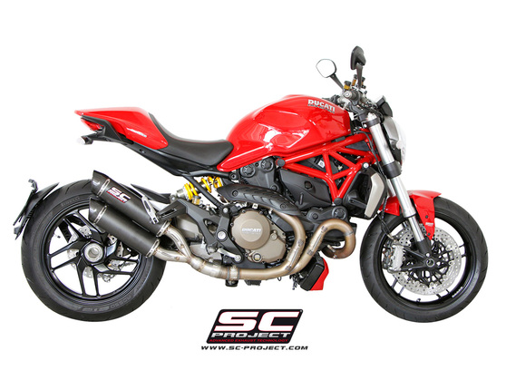 Slip-on GP-TECH carbon twin Ducati Monster 1200 / S 2014 - 2016