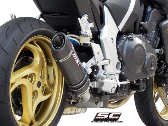 Slip-on Oval carbon Honda CB 1000 R