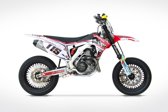 1-2 výfukový systém Zard Honda CRF 450 R 2013 - 2014