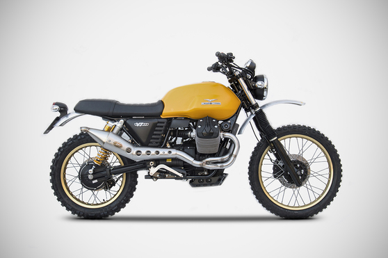 2-1 výfukový systém Zard Moto Guzzi V7 II 2015