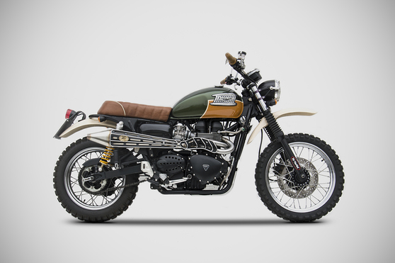 Výfukový systém 2-1 Gold Edition Carb. Triumph Scrambler 2016 Triumph Scrambler 2016