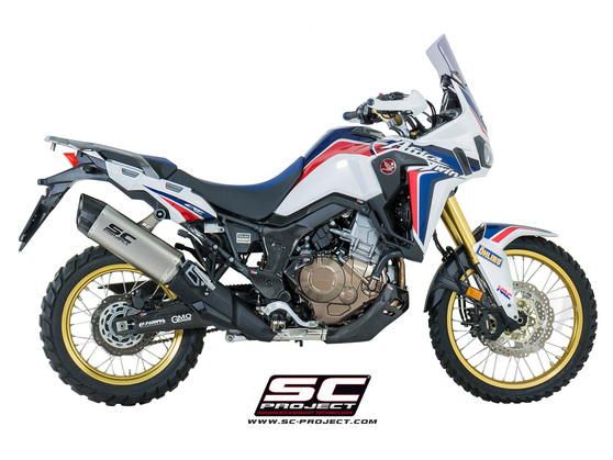 Slip-on Adventure titanium Honda CRF 1000 L Africa Twin