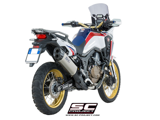 Slip-on Adventure titanium Honda CRF 1000 L Africa Twin