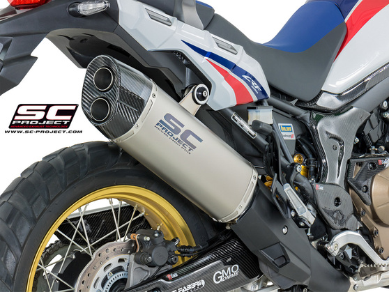 Slip-on Adventure titanium Honda CRF 1000 L Africa Twin