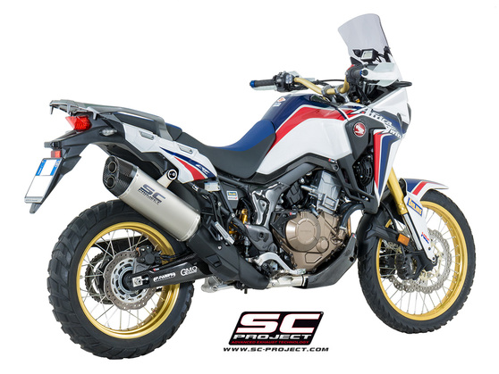 Slip-on Adventure titanium Honda CRF 1000 L Africa Twin