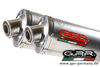 Dual Slip-on TITANIUM OVALE Aprilia RSV 1000 R / Factory 2006 - 2010 Aprilia RSV 1000 R 2006 - 2010