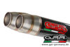 Dual Slip-on DEEPTONE CARBON LOOK Ducati Hypermotard 1100 / 1100 EVO 2007 - 2012 Ducati Hypermotard 1100 2007 - 2012