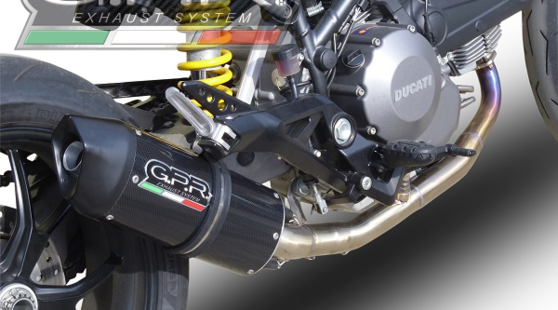 Full system FURORE CARBON LOOK 2-1 Ducati Hypermotard 796 2010 - 2012 Ducati Hypermotard 796 2010 - 2012