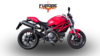 Racing Dual Slip-on FURORE NERO Ducati Monster 696 2008 - 2014 Ducati Monster 696 2008 - 2014