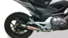 Slip-on DEEPTONE INOX Honda NC 700 X / S DCT 2012 - 2013 Honda NC 700 S DCT 2012 - 2013