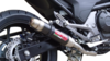 Slip-on DEEPTONE CARBON LOOK Honda NC 750 X / S DCT 2014 - 2015 Honda NC 750 S DCT 2014 - 2015