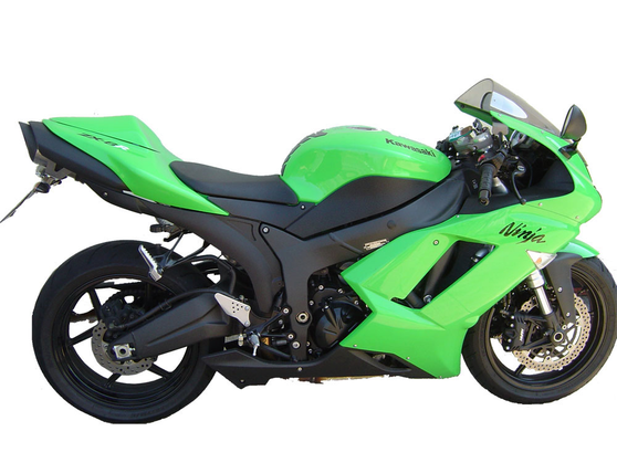 Slip-on TIBURON TITANIUM Kawasaki ZX-6R Ninja 2007 - 2008 Kawasaki ZX-6R Ninja  2007 - 2008