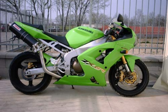 Slip-on Classic Line CARBONLOOK OVAL high level Kawasaki ZX-6R 636 Ninja 2003 - 2004 Kawasaki ZX-6R 636 2003 - 2004