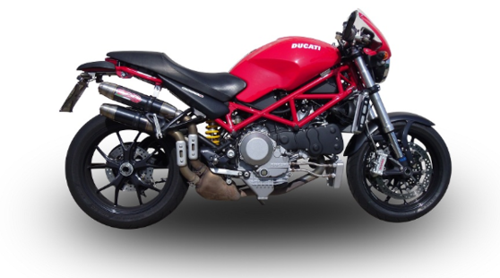 Dual Slip-on DEEPTONE CARBON LOOK Ducati Monster S2R 2004 - 2007 Ducati Monster S2R 1000 2004 - 2007