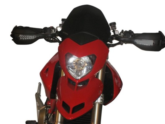 Čelní štít / plexisklo Naked - černé Ducati Hypermotard 796 / 1100 2007 - 2012