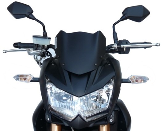 Čelní štít / plexisklo Naked - dvojitě matné Kawasaki Z 750 2011 - 2012