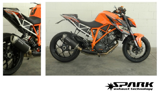 Racing carbon koncovka FORCE KTM 1290 Super Duke R 2014 - 2016 KTM 1290 Superduke R 2014 - 2016