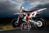 Dual dark style výfukový systém Honda CRF 450 Motard 2015 - 2016 Honda CRF 450 Motard 2015 - 2016