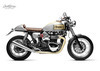 Racing dual nerezové koncovky 70's Triumph Bonneville SE / Spirit, Thruxton 2005 - 2015 Triumph Bonneville SE 2005 - 2015