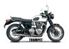 Racing dual nerezové koncovky TRUMPET Triumph Bonneville T120 2016 - 2018 Triumph Bonneville T-120 2016 - 2018