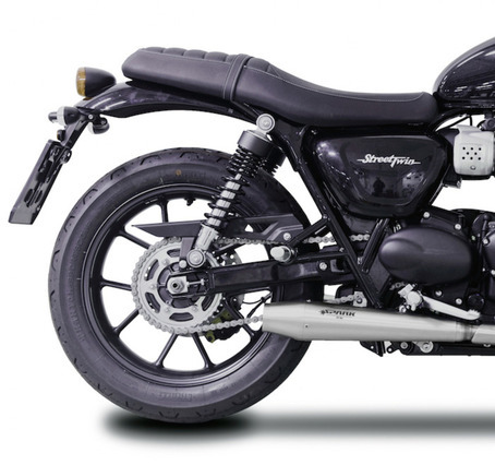 Racing dual nerezové koncovky SINFONIA Triumph Street Twin 2016 - 2018 Triumph Street Twin 2016 - 2018