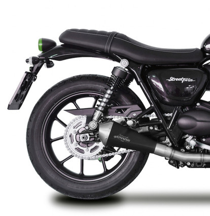 Racing dual dark style koncovky MEGAPHONE Triumph Street Twin 2016 - 2018 Triumph Street Twin 2016 - 2018