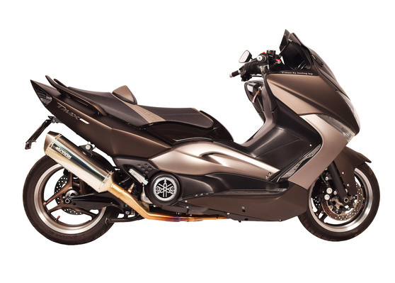 Nerez/titanový výfukový systém FORCE cat. Yamaha T-Max 500 2008 - 2011 Yamaha T-MAX 500 2008 - 2011