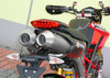 Dual titanové koncovky ROUND Ducati Hypermotard 1100 / EVO / S / SP 2007 - 2012 Ducati Hypermotard 1100 2007 - 2012