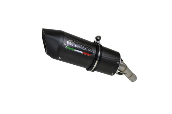 Závodní carbonová koncovka FURORE GENUINE MATT CARBON OVAL low KTM 125 Duke 2017 - 2018 KTM Duke 125 2017 - 2018