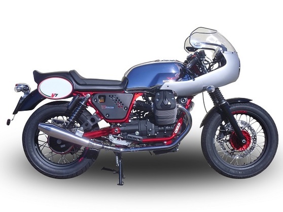 Nerezové koncovky VINTACONE Moto Guzzi V7 I / II Racer 2010 - 2016 Moto Guzzi V7 Café Racer 2010 - 2016