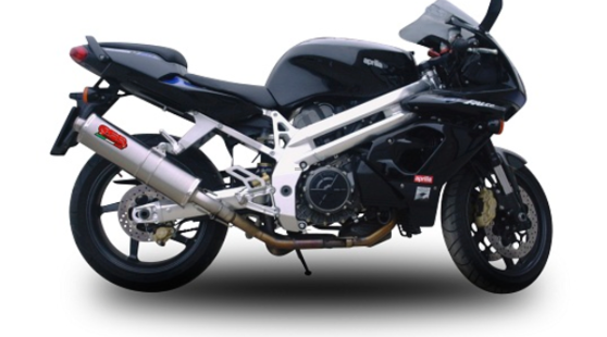 Dual Slip-on TITANIUM OVALE Aprilia SL 1000 Falco 2000 - 2004 Aprilia SL 1000 Falco 2000 - 2004