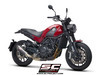 Slip-on Conic Carbon Benelli Leoncino 500 / Trail 2018 - 2020