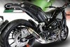 Slip-on DEEPTONE CARBON LOOK Benelli Leoncino 500 2017 - 2019 Benelli Leoncino 500 2017 - 2019