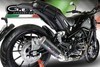 Slip-on M3 BLACK TITANIUM MOTO 3 REPLICA EVO4 Benelli Leoncino 500 2017 - 2019 Benelli Leoncino 500 2017 - 2019