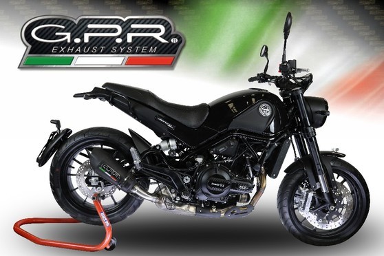 Full system 2-1 GPE ANNIVERSARY BLACK TITANIUM Benelli Leoncino 500 2017 - 2019 Benelli Leoncino 500 2017 - 2019