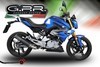 Full system 2-1 M3 BLACK TITANIUM MOTO 3 REPLICA BMW G 310 R / GS 2017 - 2019 BMW G 310 GS 2017 - 2019