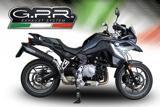 Slip-on GPE EVO 4 ANNIVERSARY BLACK TITANIUM BMW F 750 GS 2018 - 2019 BMW F 750 GS 2018 - 2019