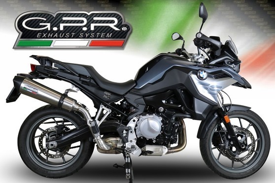 Slip-on GPE EVO4 50th ANNIVERSARY TITANIUM BMW F 750 GS 2018 - 2019 BMW F 750 GS 2018 - 2019