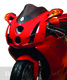 Double Bubble - fluorescenční  zelená Ducati 749 2003 - 2004