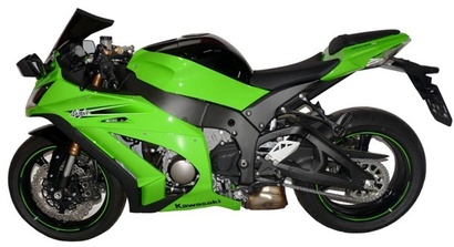 Double Bubble - tmavě kouřové Kawasaki ZX-10R Ninja 2011 - 2015