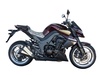 Čelní štít / plexisklo Naked - černé Kawasaki Z 1000 2010 - 2013