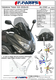 Kompletní čelní plexisklo EXCLUSIVE  (nastavitelné) - Yamaha T-MAX 500 2008 - 2011