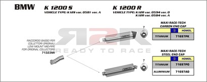 Race-tech - Hliník BMW K 1200 R 2005 - 2008
