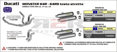 Mezisvod Ducati Monster S4R Testastretta 2006 - 2007