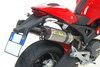 Street thunder - Tmavý hliník (Nerezová krytka) Ducati Monster 696 2008 - 2012